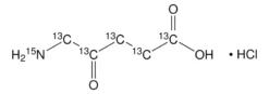 5-Аминолевулиновая кислота-¹³C₅, ¹⁵N гидрохлорид