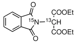 Этиловый эфир фталимидомалоновой кислоты-2-<SUP>13</SUP>C, <SUP>15</SUP>N