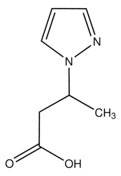 3-(1H-Пиразол-1-ил)бутановая кислота