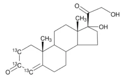 11-Дезоксикортизол-2,3,4-¹³C₃ раствор