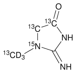 Креатинин-4,5-¹³C₂-1-¹⁵N-(метил-¹³C,d₃)