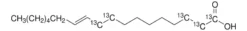 транс-11-Октадеценовая кислота-1,2,3,9,10-¹³C₅