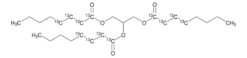 Три(1,2,3,4-13C4-октаноат) глицерина