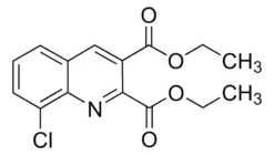 Диэтиловый эфир 8-хлорхинолин-2,3-дикарбоновой кислоты