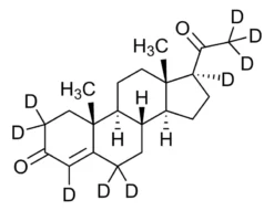 Прогестерон-2,2,4,6,6,17α,21,21,21-d<SUB>9</SUB>