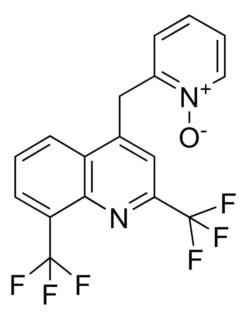 2,8-Бис(трифторметил)-4-хинолил(1-оксипиридин-2-ил)метан