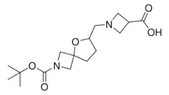 1-((2-(трет-Бутоксикарбонил)-5-окса-2-азаспиро[3.4]октан-6-ил)метил)азитидин-3-карбоновая кислота