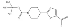 N-трет-Бутилоксикарбонил-4-(5-формил-2-тиенил)пиперазин