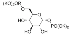 α-D-Глюкоза 1,6-бисфосфат K гидрат (≥99%, субстрат фосфоглюкомутаз) CAS 91183-87-8
