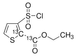 2-Карбокси-¹³C-этокситиофен-2-¹³C-3 сульфонилхлорид