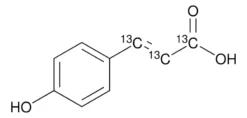 п-Кумаровая кислота-1,2,3-¹³C₃