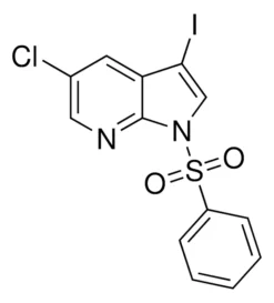 1-Бензолсульфонил-5-хлоро-3-иодо-1H-пирроло[2,3-b]пиридин
