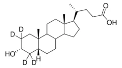 Литохолевая-2,2,4,4-d<SUB>4</SUB> кислота раствор