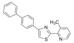 4-(4-Бифенил)-2-(3-метил-2-пиридил)тиазол