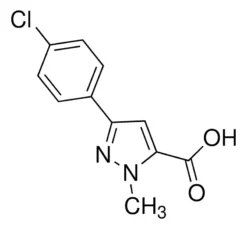 3-(4-хлорфенил)-1-метил-1H-пиразол-5-карбоновая кислота
