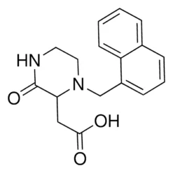 Уксусная кислота (1-(нафталин-1-илметил)-3-оксопиперазин-2-ил)