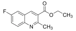 Этиловый эфир 6-фтор-2-метилхинолин-3-карбоновой кислоты