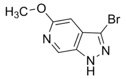 3-Бром-5-метокси-1H-пиразоло[3,4-c]пиридин