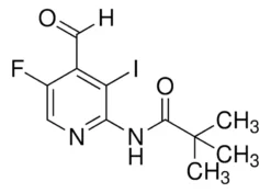 N-(5-Фтор-4-формил-3-иодпиридин-2-ил)пиваламид