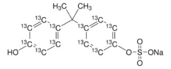 Сульфат бисфенола A-(13C12) натрия