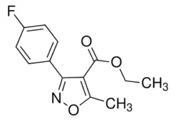 Этил-3-(4-фторфенил)-5-метилизоксазол-4-карбоксилат
