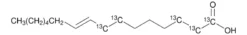 Транс-9-гексадеценовая кислота-1,2,3,7,8-¹³C₅