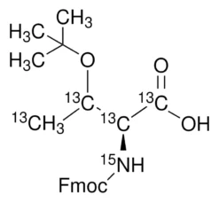 Fmoc-треонин(tBu)-OH-¹³C₄,¹⁵N