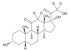 Тетрагидрокортизон-9,12,12,21,21-d<SUB>5</SUB>