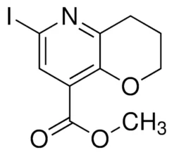 Метиловый эфир 6-иодо-3,4-дигидро-2H-пирано[3,2-b]пиридин-8-карбоновой кислоты