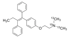 Тамоксифен-(N,N-диметил-13C2)-15N