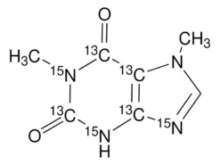 1,7-Диметилксантин-2,4,5,6-¹³C₄-1,3,9-¹⁵N₃