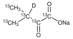 Натриевая соль 2-кето-3-метилмасляной кислоты-<SUP>13</SUP>C<SUB>5</SUB>,3-d