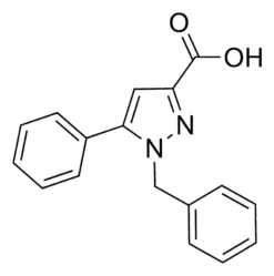 1-Бензил-5-фенил-1H-пиразол-3-карбоновая кислота