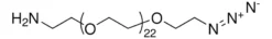 Азидо-дифункциональный полиэтиленгликоль (Азидо-дПЭГ 23-амин)