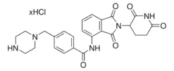 Помалидомид-бензилпиперазин гидрохлорид