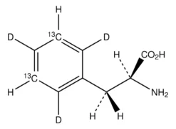 L-Фенилаланин-(фенил-3,5-¹³C₂,2,4,6-d₃)