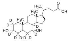 Хенодезоксихолевая-2,2,3,4,4,6,6,7,8-d<SUB>9</SUB> кислота