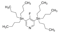 4-Фтор-3,5-бис(трибутилстаннил)пиридин