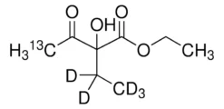 Этиловый эфир 2-гидрокси-2-этил-d₅-3-оксобутановой кислоты-4-¹³C
