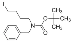 N-бензил-N-(4-иодобутил)карбамат трет-бутила