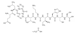 Глутамил-лейцил-(пролин-¹³C₅,¹⁵N)-(пролин-¹³C₅,¹⁵N)-валил-лизил-изолейцил-гистидил-цистеинил-серин трифторацетат