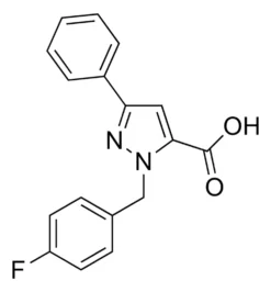 1-(4-Фторбензил)-3-фенил-1H-пиразол-5-карбоновая кислота
