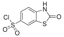 6-Хлорангидрид сульфокислоты 2-оксо-2,3-дигидро-1,3-бензотиазола