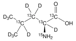 Лейцин-L-<SUP>13</SUP>C<SUB>6</SUB>,<SUP>15</SUP>N,2,3,3,4,5,5,5-d<SUB>7</SUB>,4-метил-d<SUB>3</SUB>