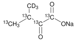 2-Кето-3-(метил-d3)-масляная кислота-1,2,3,4-¹³C₄ натриевая соль