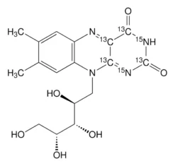 Рибофлавин-(диоксопиримидин-<SUP>13</SUP>C<SUB>4</SUB>,<SUP>15</SUP>N<SUB>2</SUB>)