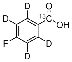 4-Фторбензойная кислота-α-¹³C-2,3,5,6-d₄