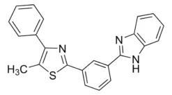 2-[3-(2-Бензимидазолил)-фенил]-5-метил-4-фенилтиазол