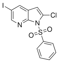 2-Хлоро-5-иод-1-(фенилсульфонил)-1H-пирроло[2,3-b]пиридин