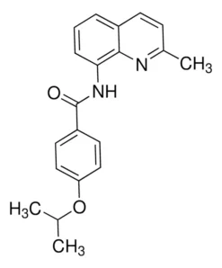 4-(1-Метилэтокси)-N-(2-метилхинолин-8-ил)бензамид (CDN1163)